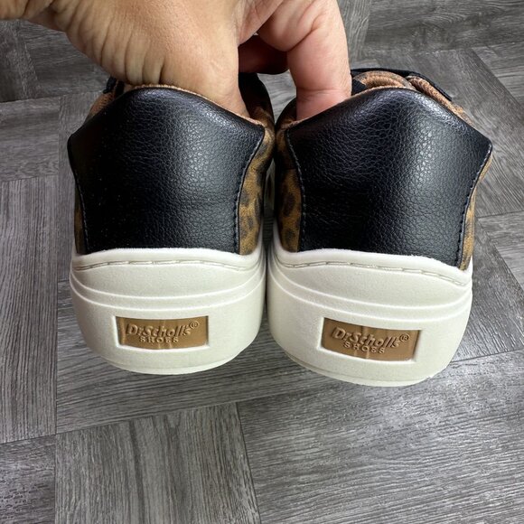 Dr. Scholl's Leopard Print Sneakers - Black and Brown - Picture 6 of 8